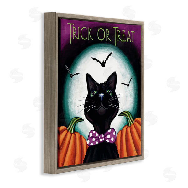 Stupell Industries Elizabeth Tyndall | Trick Or Treat Cat Wall Art
