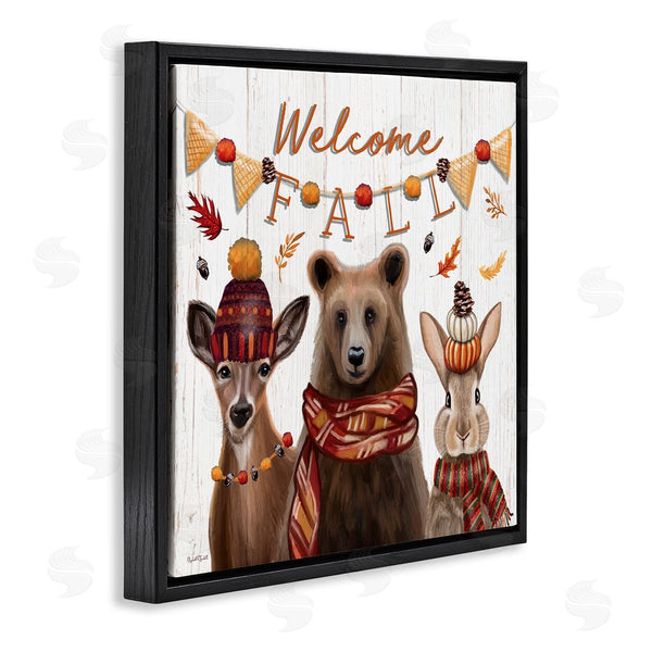 Stupell Industries Elizabeth Tyndall | Welcome Fall Woodland Animals