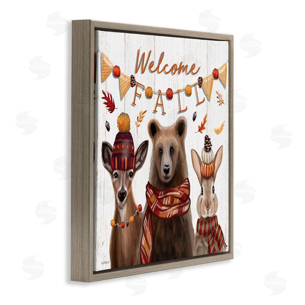 Stupell Industries Elizabeth Tyndall | Welcome Fall Woodland Animals