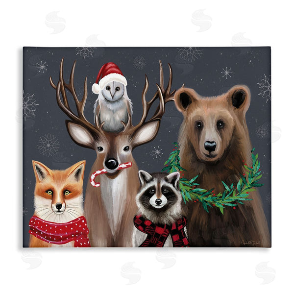 stupell industries Elizabeth Tyndall | Winter Woodland Animals Wall Art