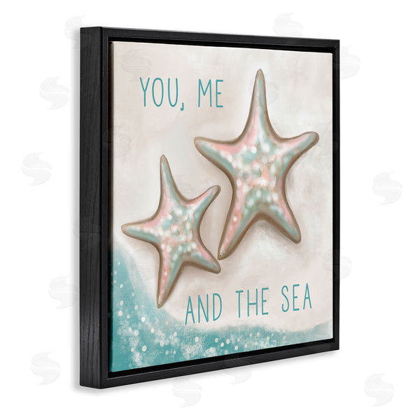 Stupell Industries Elizabeth Tyndall | You Me & Sea Beach Starfish Romance Wall Art