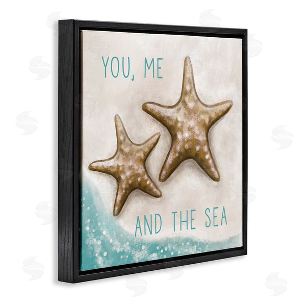 Stupell Industries Elizabeth Tyndall | You Me & Sea Romantic Beach Lover Wall Art