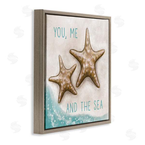 Stupell Industries Elizabeth Tyndall | You Me & Sea Romantic Beach Lover Wall Art
