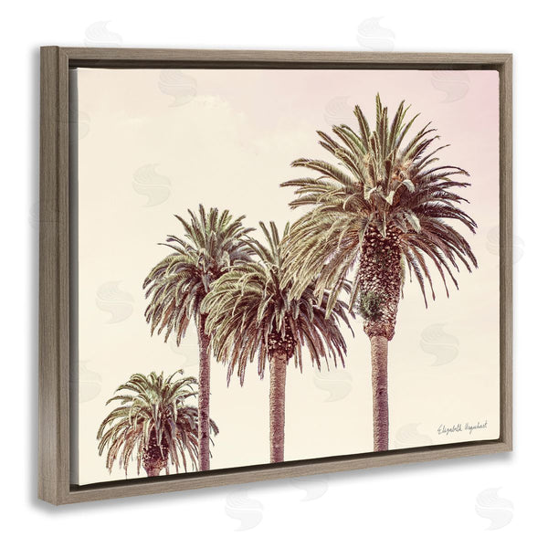 Stupell Industries Elizabeth Urquhart | Tropical Palm Trees Sun Bleached Summer Sky Wall Art