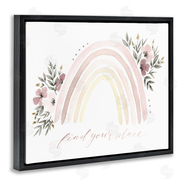 Stupell Industries Ella Grace Designs | Find Your Place Floral Rainbow