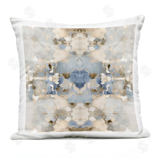 Stupell Industries Ellie Roberts | Blue Boho Modern Pattern Printed Throw Pillow