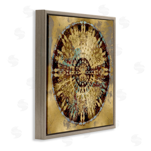 Stupell Industries Ellie Roberts | Circular Shape Abstraction Modern Rust Pattern Industrial Painting Wall Art