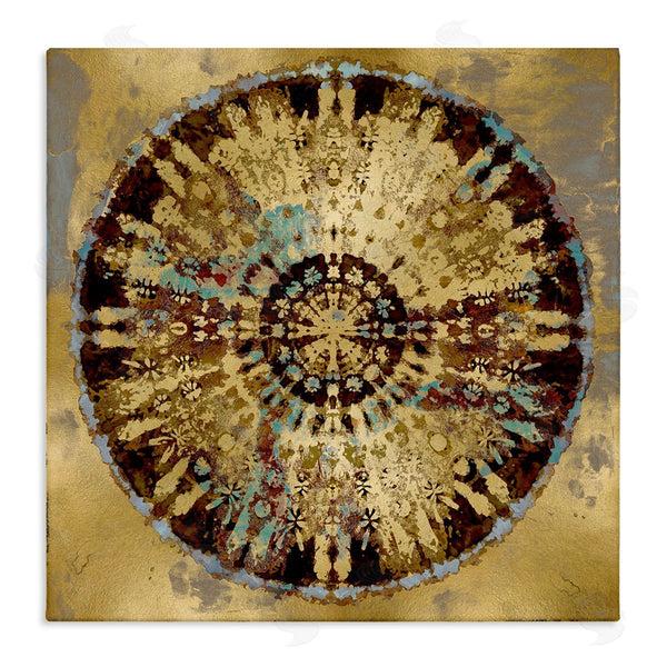 stupell industries Ellie Roberts | Circular Shape Abstraction Modern Rust Pattern Industrial Painting Wall Art