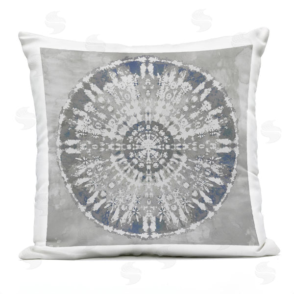 Stupell Industries Ellie Roberts | Grey Boho Mandala Shape Printed Throw Pillow