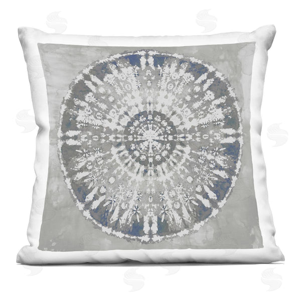 stupell industries Ellie Roberts | Grey Boho Mandala Shape Printed Throw Pillow