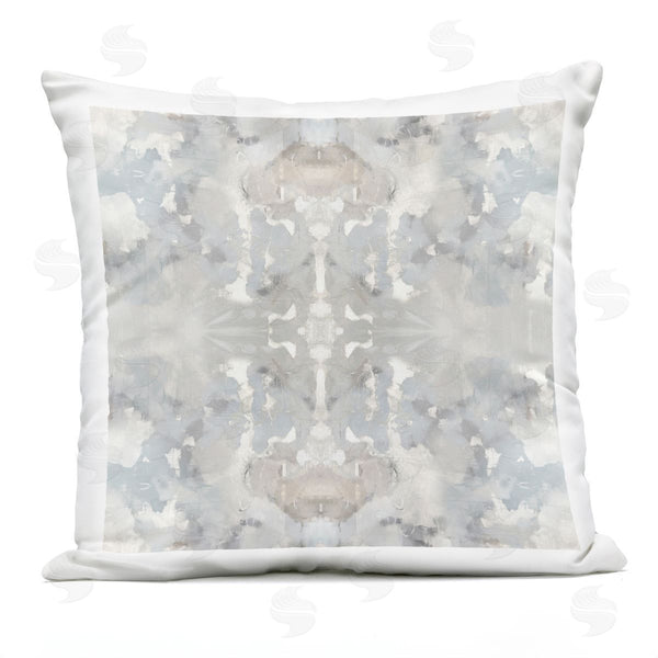 Stupell Industries Ellie Roberts | Muted Grey Symmetry Pattern Printed Throw Pillow