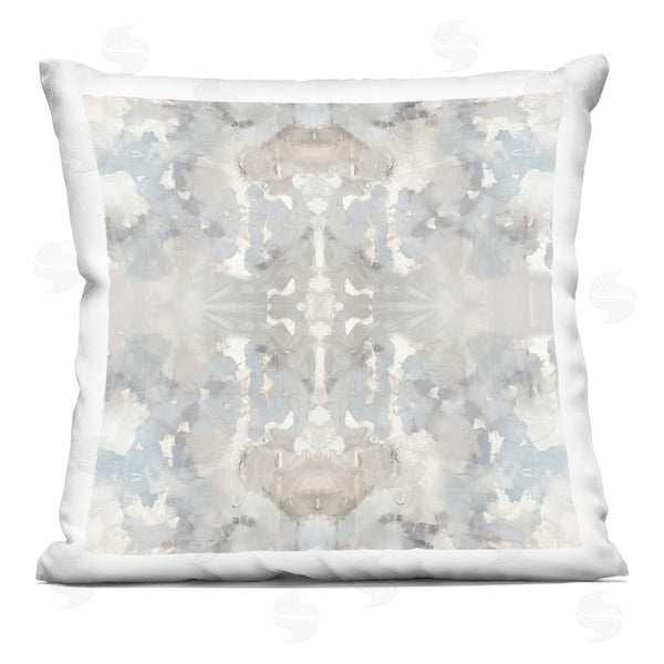 stupell industries Ellie Roberts | Muted Grey Symmetry Pattern Printed Throw Pillow