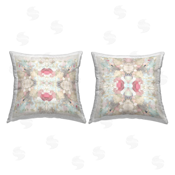 Stupell Industries Ellie Roberts | Pastel Soft Geometric Shapes Printed Throw Pillow Set