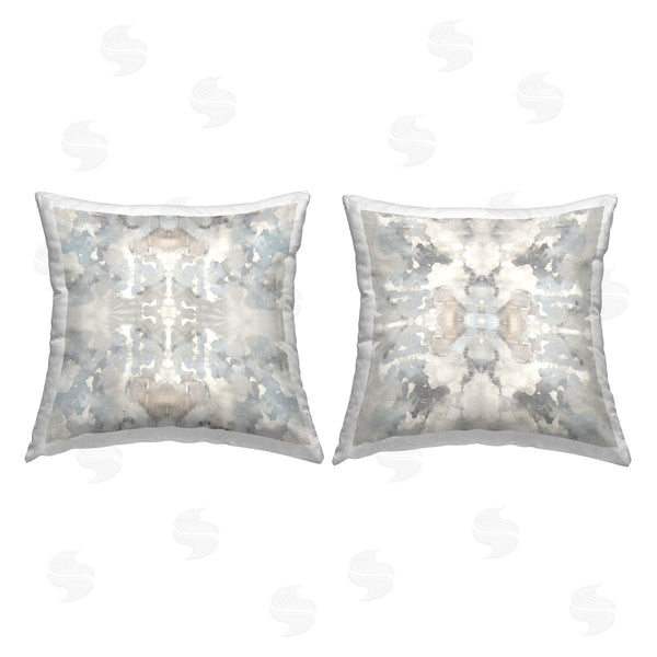 stupell industries Ellie Roberts | Soft Abstract Pattern Printed Throw Pillow Set