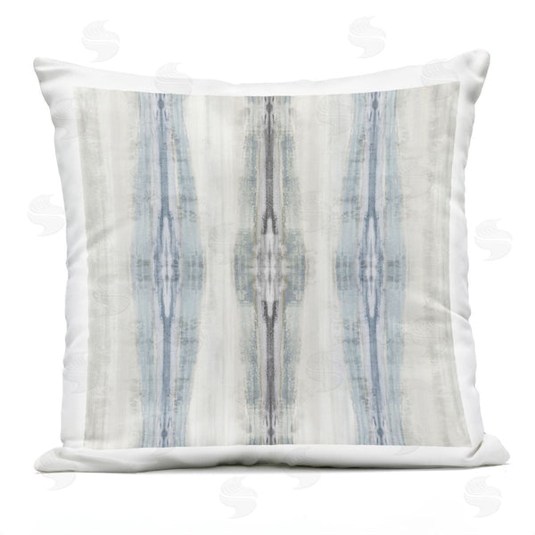 Stupell Industries Ellie Roberts | Soft Grey Ikat Pattern Printed Throw Pillow