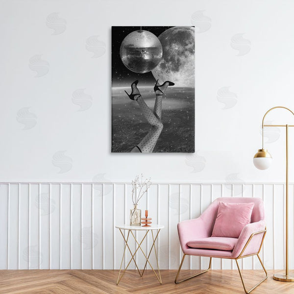 Stupell Industries Elo Marc | Hangin' Over Disco & Planet Wall Art