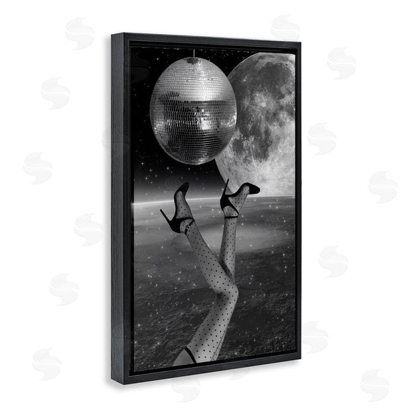 Stupell Industries Elo Marc | Hangin' Over Disco & Planet Wall Art