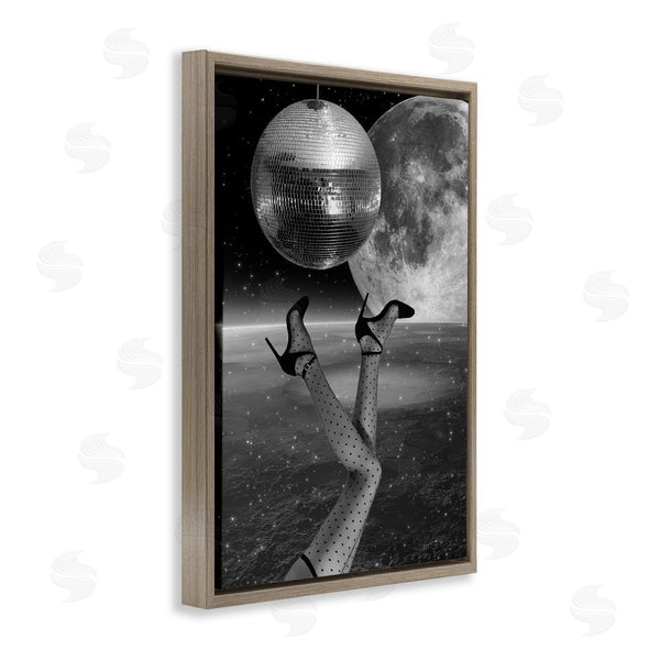 Stupell Industries Elo Marc | Hangin' Over Disco & Planet Wall Art