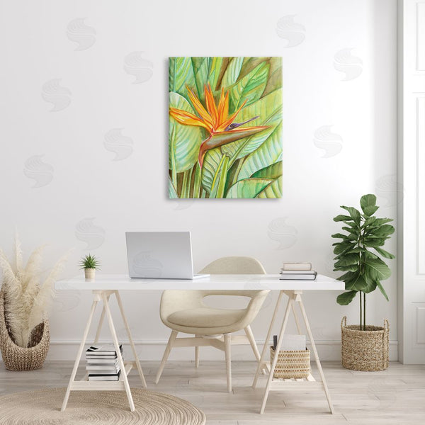 Stupell Industries Elvira Errico | Bird Of Paradise Flower Leaf Petals Blooming Wall Art