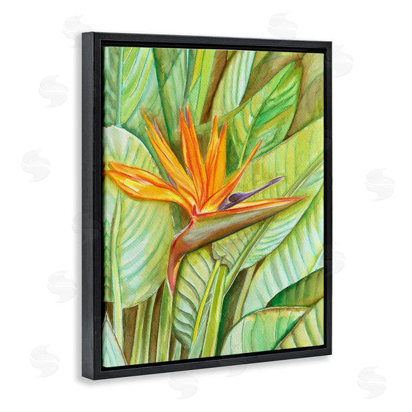 Stupell Industries Elvira Errico | Bird Of Paradise Flower Leaf Petals Blooming Wall Art