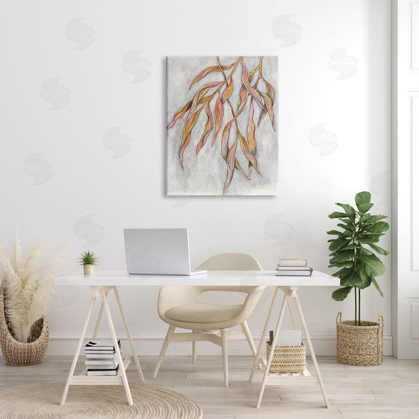 Stupell Industries Elvira Errico | Withering Leaves Botanicals Hanging Modern Watercolor Detail Wall Art