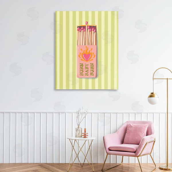 Stupell Industries Elyse Anastacia | Burn Baby Matches Wall Art