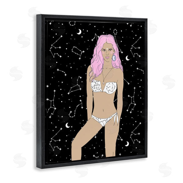 Stupell Industries Emanuela Carratoni | Moon Girl Constellations Wall Art