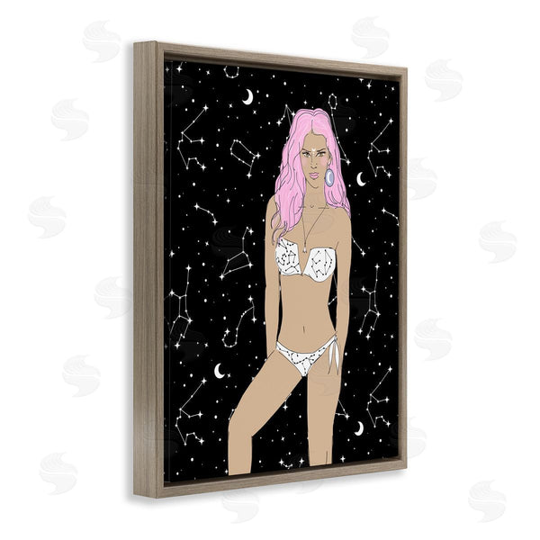 Stupell Industries Emanuela Carratoni | Moon Girl Constellations Wall Art