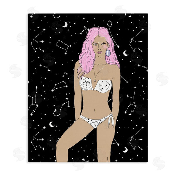 stupell industries Emanuela Carratoni | Moon Girl Constellations Wall Art