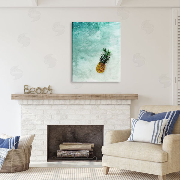Stupell Industries Emanuela Carratoni | Pineapple On Beach Ripples Wall Art