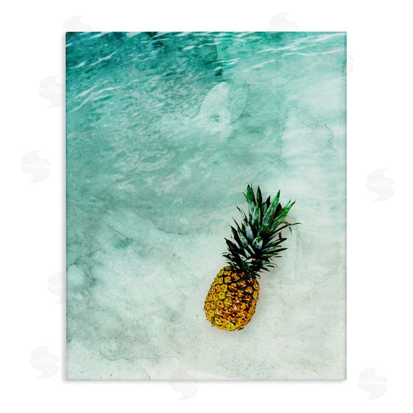 stupell industries Emanuela Carratoni | Pineapple on Beach Ripples Wall Art