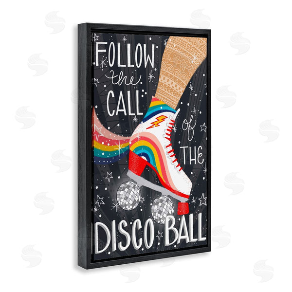Stupell Industries Emiko Rainbow | Follow The Call Of Disco Ball