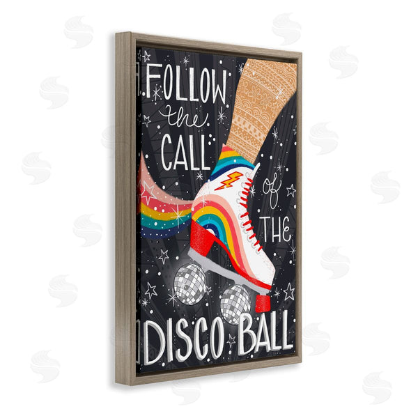 Stupell Industries Emiko Rainbow | Follow The Call Of Disco Ball