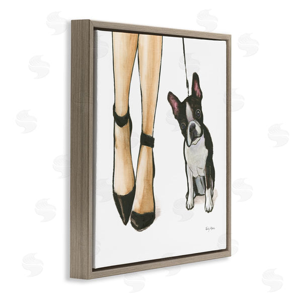 Stupell Industries Emily Adams | Fashion Heels Dog Walk