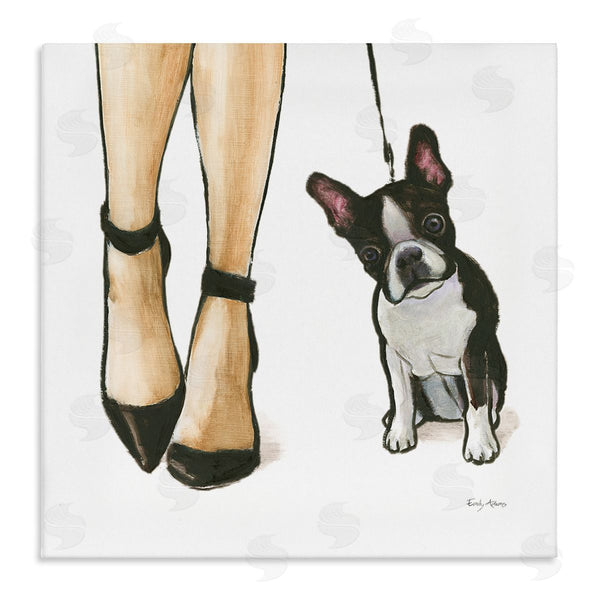 stupell industries Emily Adams | Fashion Heels Dog Walk