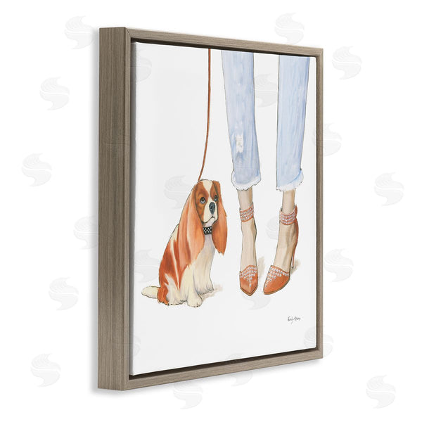 Stupell Industries Emily Adams | Orange Heels Dog Walk