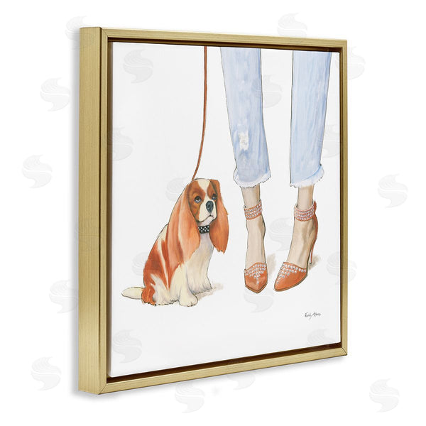 Stupell Industries Emily Adams | Orange Heels Dog Walk