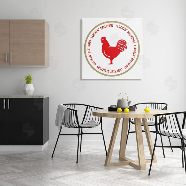 Stupell Industries Emily Dumas | Cluckin' Delicious Phrase Wall Art
