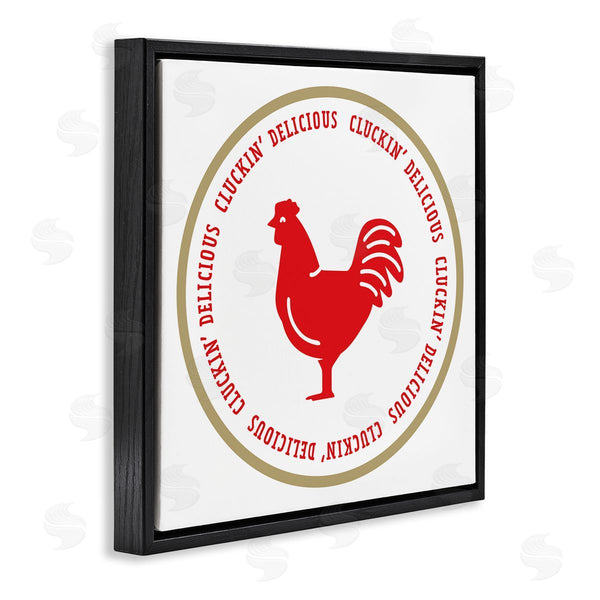 Stupell Industries Emily Dumas | Cluckin' Delicious Phrase Wall Art