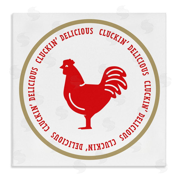 stupell industries Emily Dumas | Cluckin' Delicious Phrase Wall Art