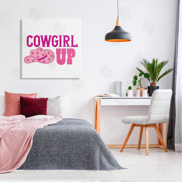 Stupell Industries Emily Dumas | Cowgirl Up Western Phrase Wall Art
