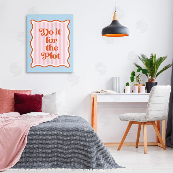 Stupell Industries Emily Dumas | Do It For The Plot Wall Art