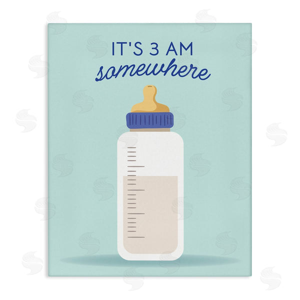 stupell industries Emily Dumas | It's 3am Somewhere Phrase Wall Art