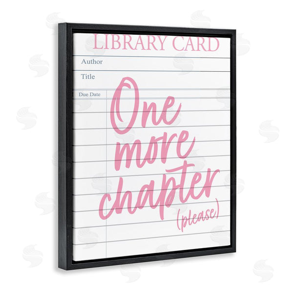 Stupell Industries Emily Dumas | One More Chapter Please Wall Art