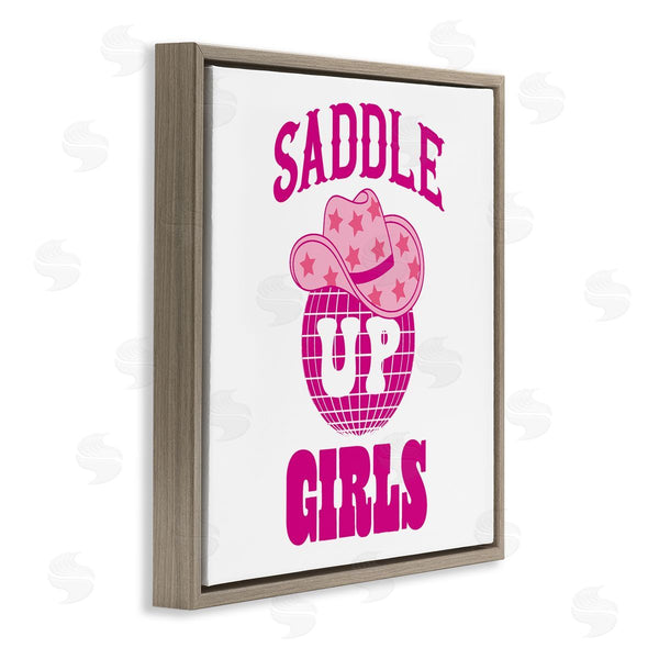 Stupell Industries Emily Dumas | Saddle Up Girls Phrase Wall Art