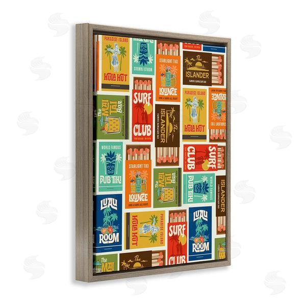 Stupell Industries Emily Dumas | Vintage Tropical Match Boxes Wall Art