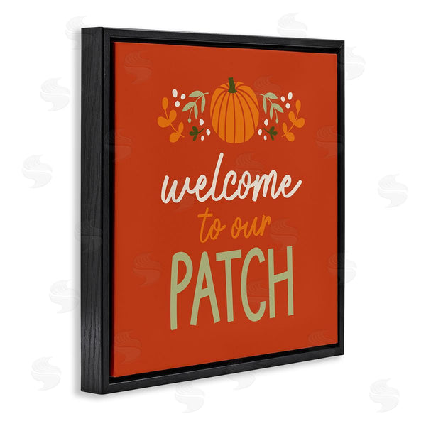 Stupell Industries Emily Dumas | Welcome Pumpkin Patch Phrase Wall Art