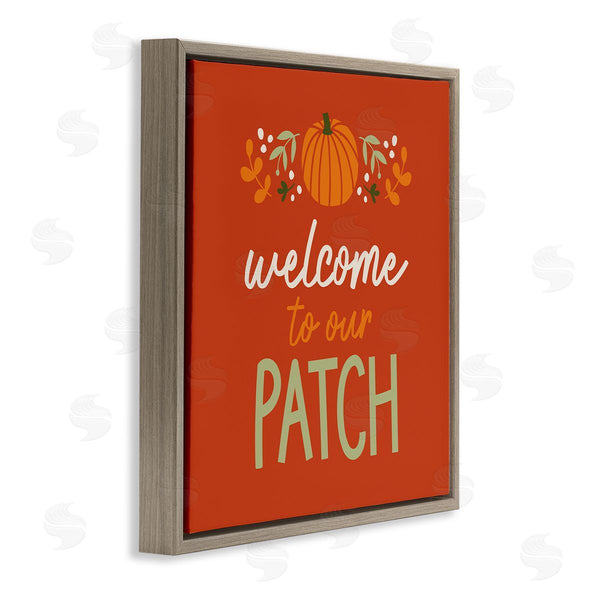 Stupell Industries Emily Dumas | Welcome Pumpkin Patch Phrase Wall Art