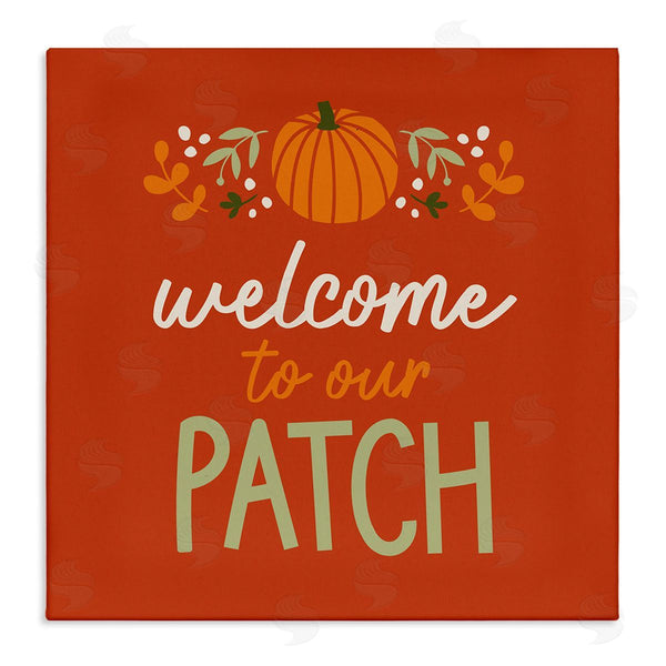 stupell industries Emily Dumas | Welcome Pumpkin Patch Phrase Wall Art