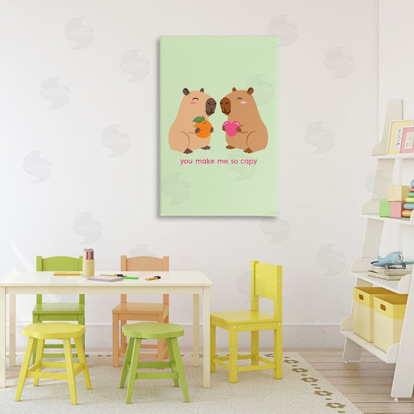 Stupell Industries Emily Dumas | You Make Me So Capy Wall Art